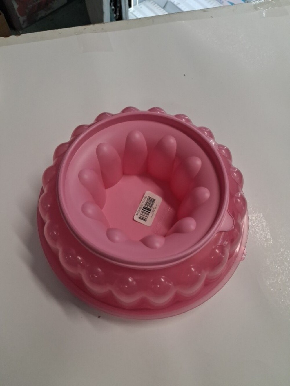 Tupperware Pink Mold Gelatin Ring Rosa 1.5 Litros